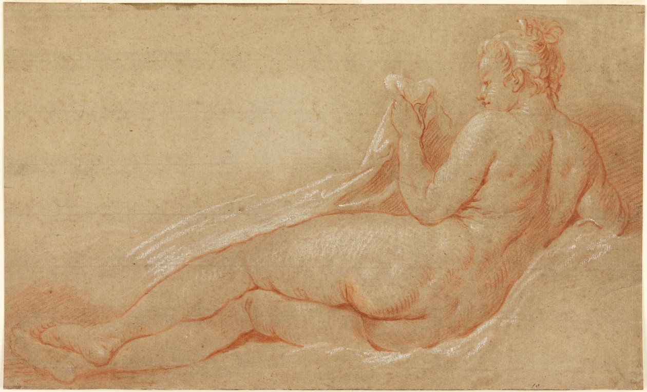 Study for Reclining Nude av François Boucher