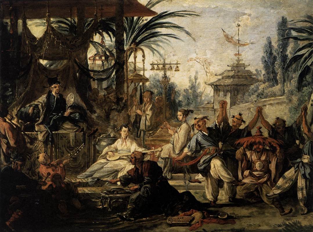 Den kinesiska dansen av François Boucher