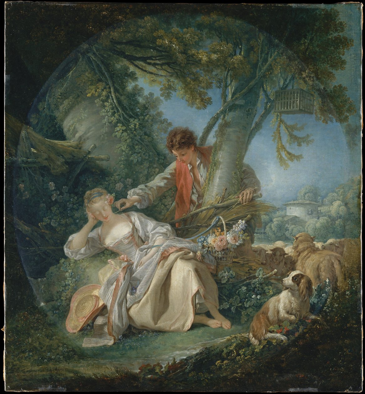 The Interrupted Sleep av François Boucher