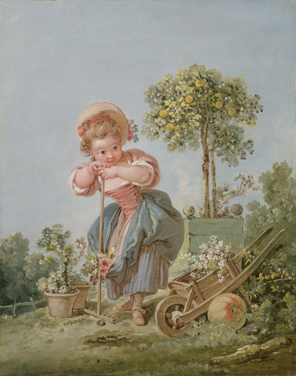 The Little Gardener, ca 1754 (par 90663) av François Boucher