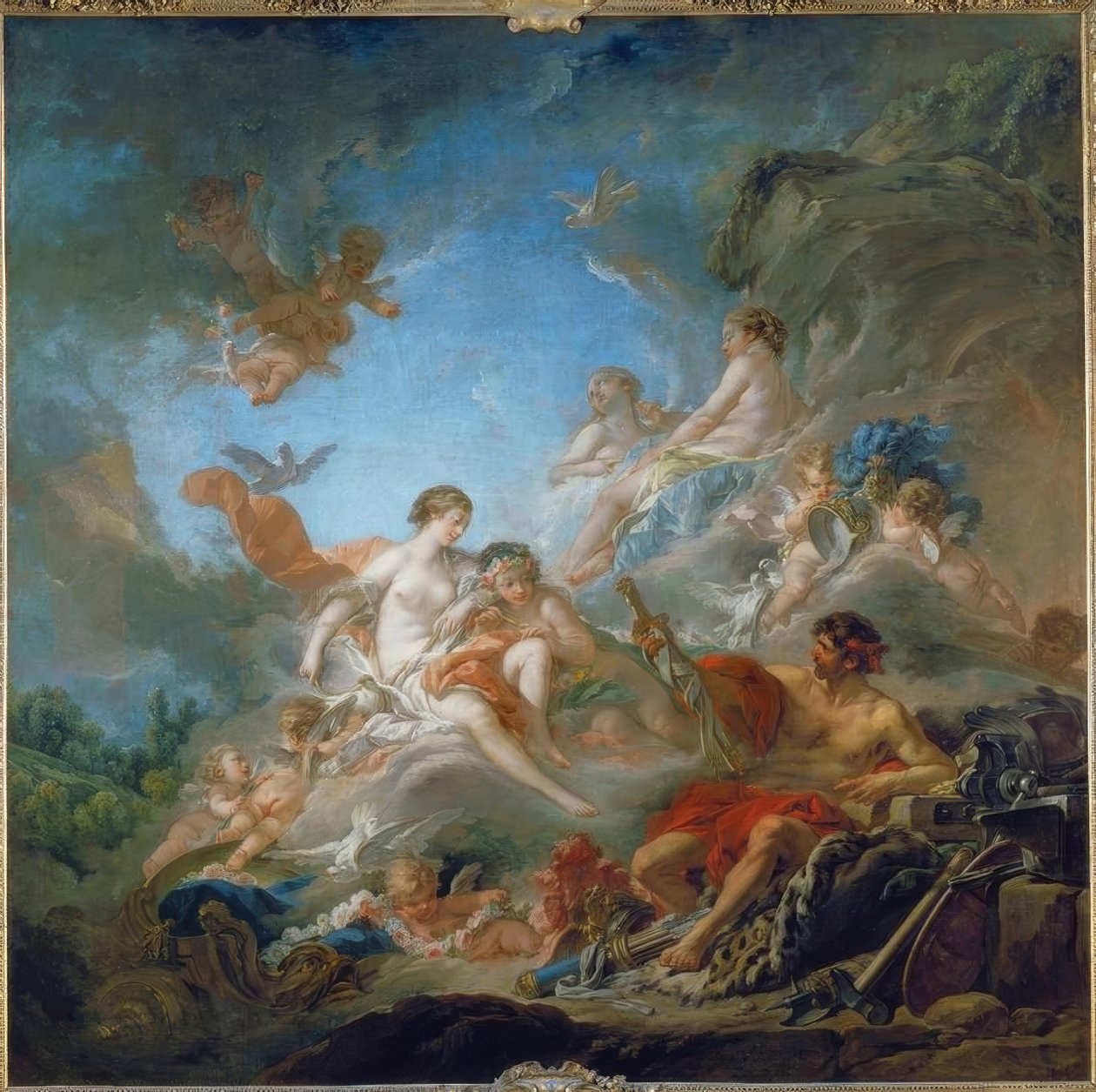 Venus i vulkanens smedja av François Boucher