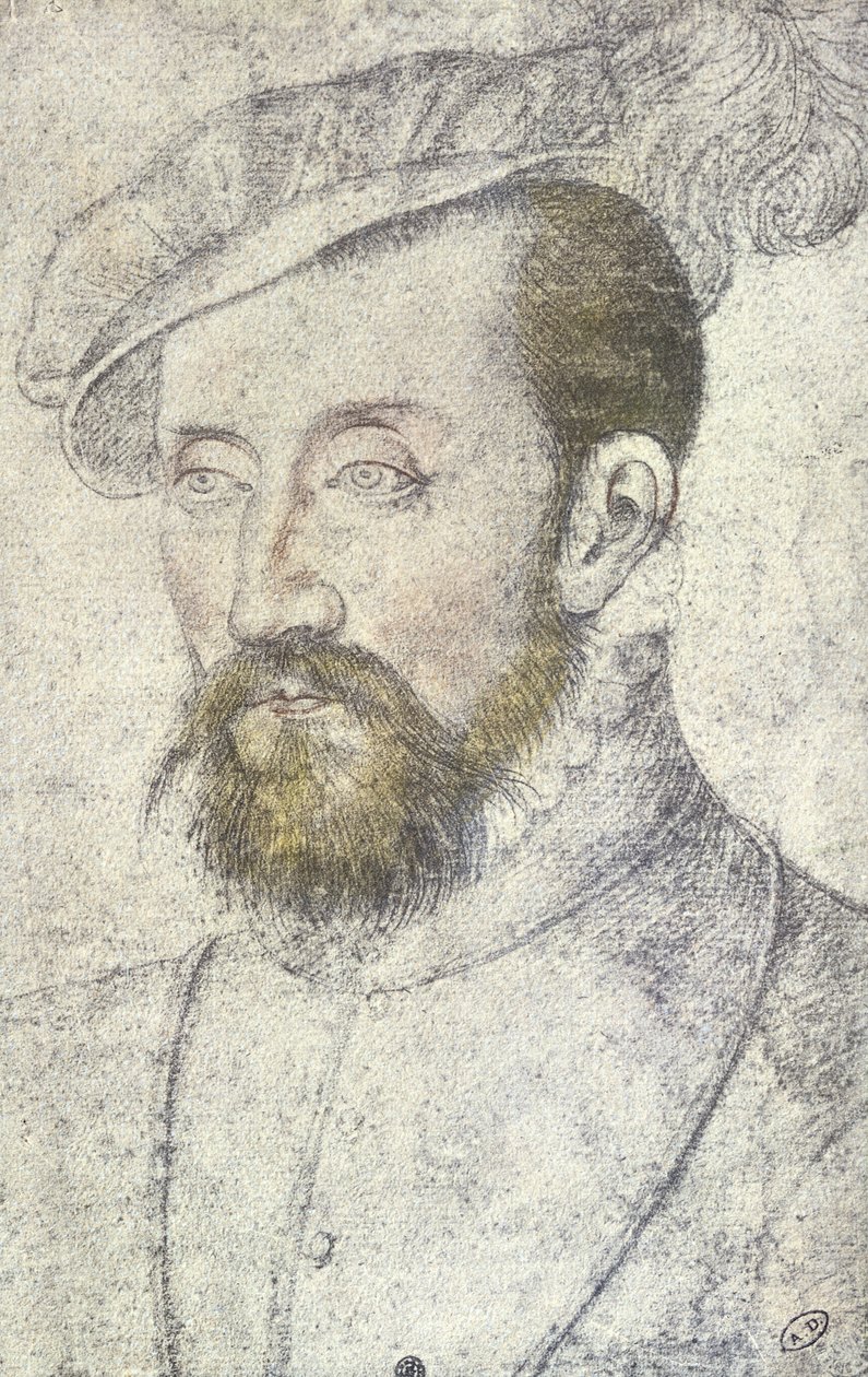 Antoine de Bourbon c.1560 (penna på papper) av François Clouet