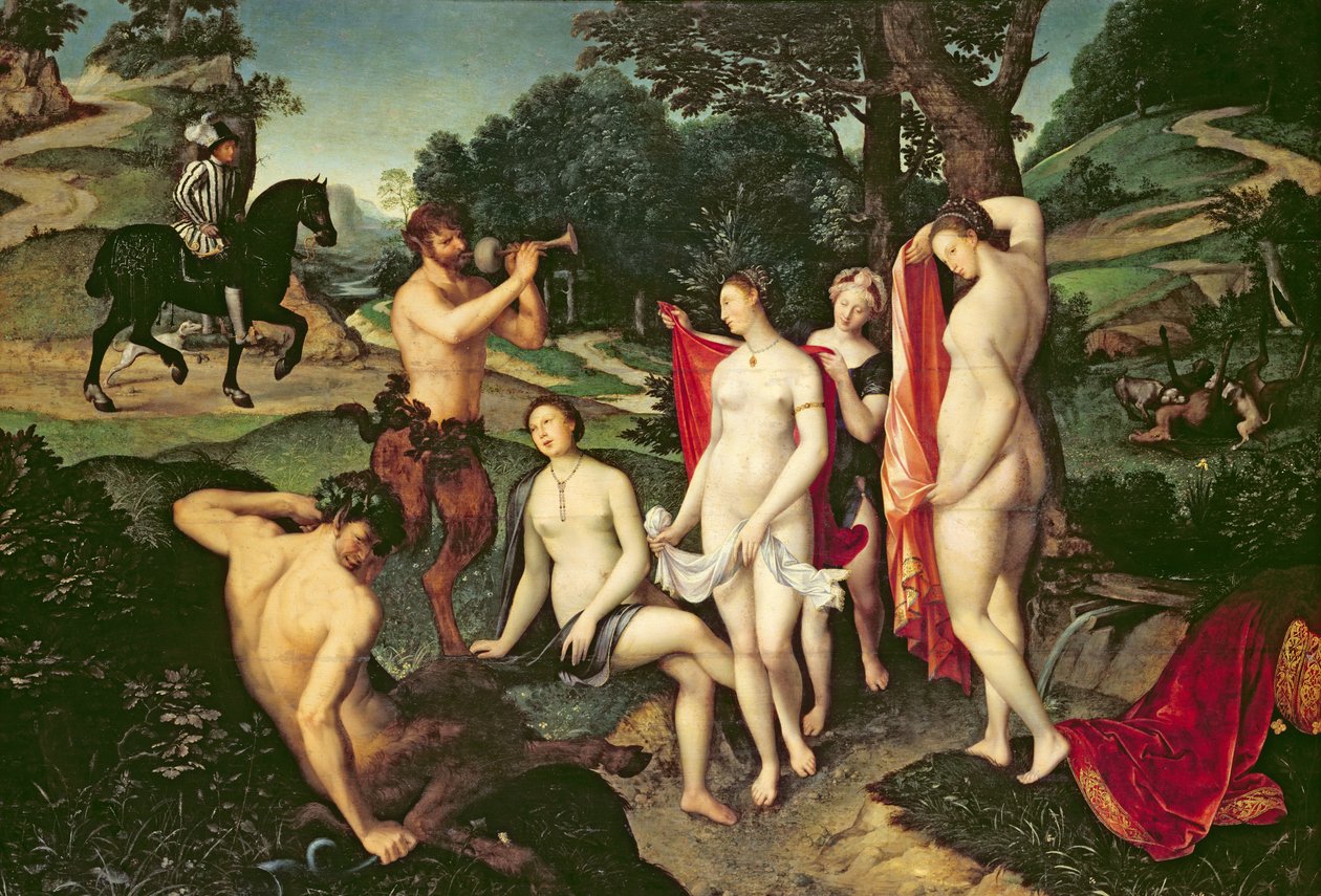 Diana Bathing, 1558-59 av François Clouet