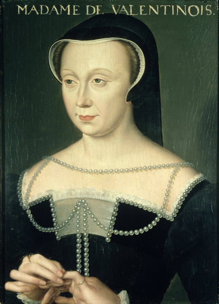 Madame de Valentinois av François Clouet