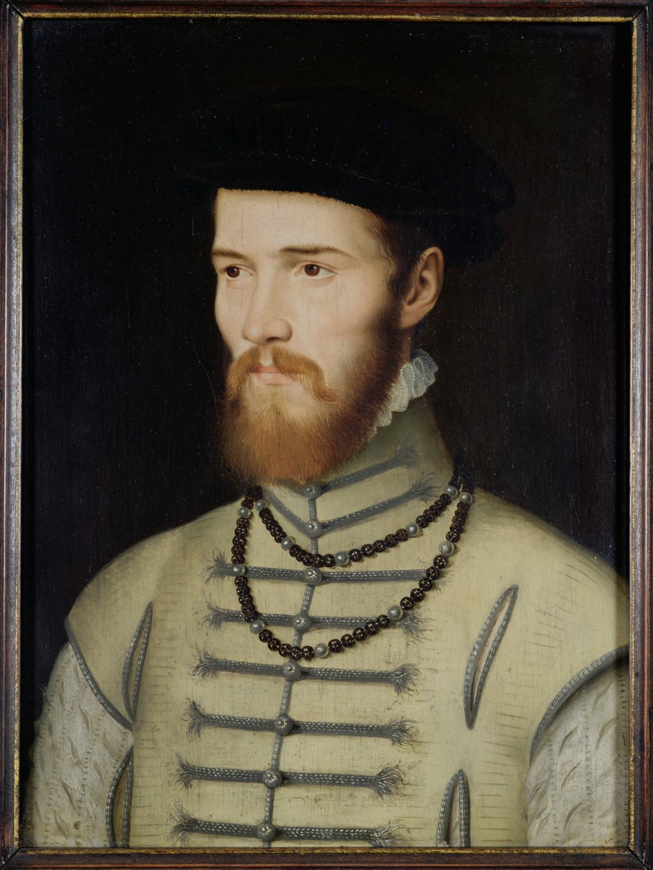 Porträtt av en man, möjligen Don John av Österrike (1547-78), ca 1570 av François Clouet