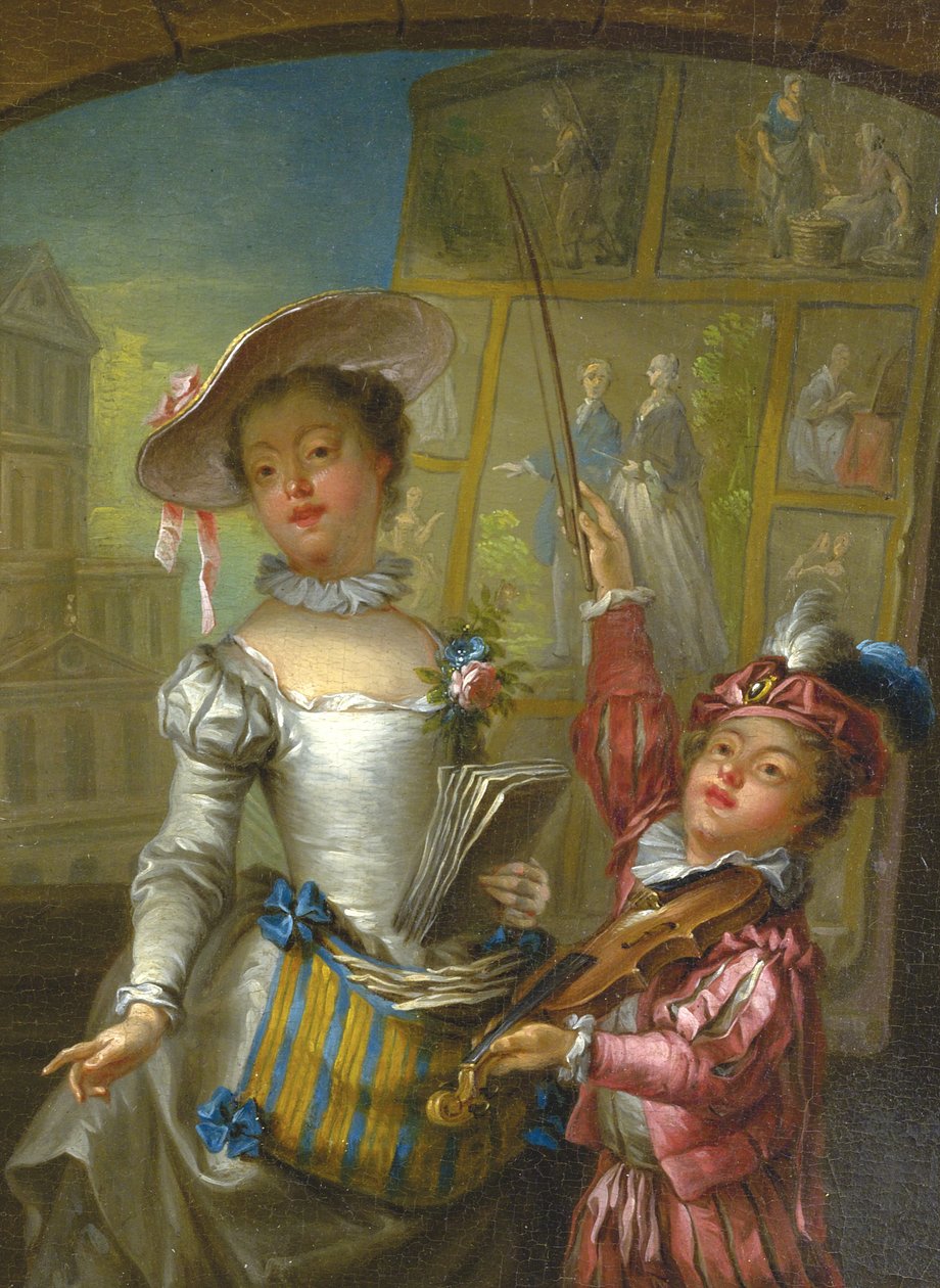 Street musicians av Francois Eisen