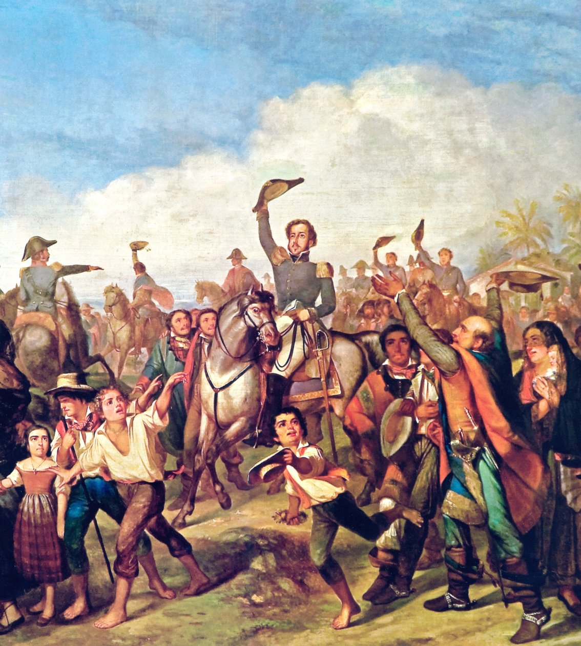 Självständighetsproklamationen av Francois Rene Moreau
