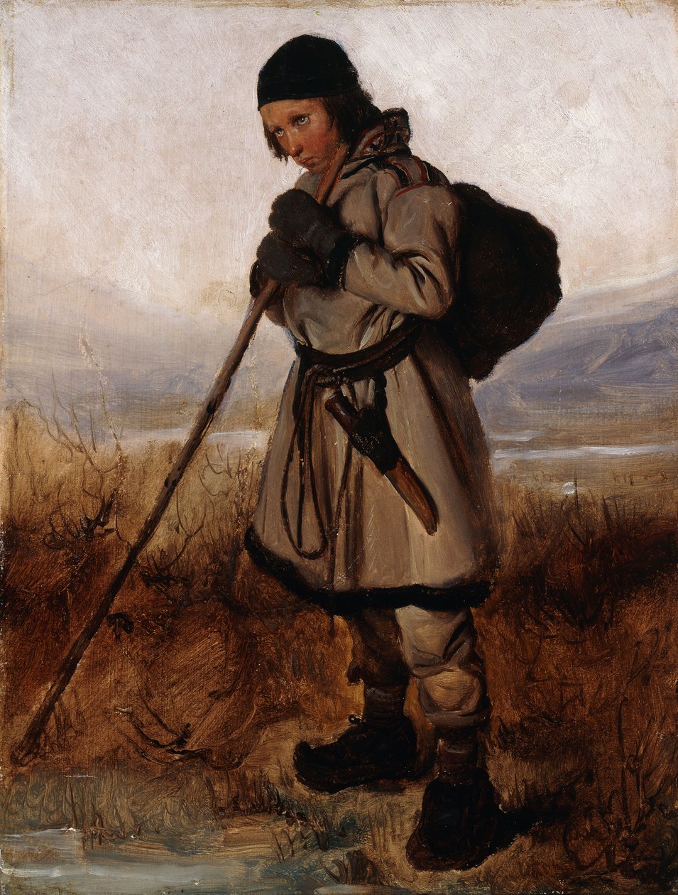 En lapplänning, av François Auguste Biard