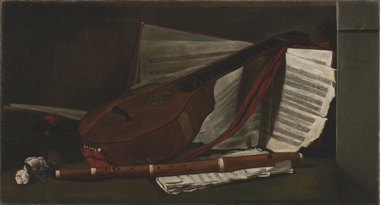 Musikens attribut av François Bonvin