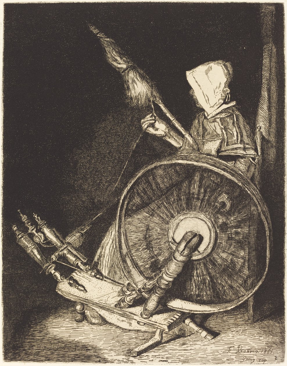 Breton Spinner av François Bonvin