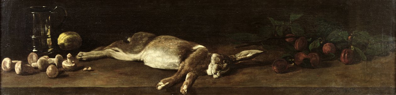Stilleben med en hare, 1863 av François Bonvin