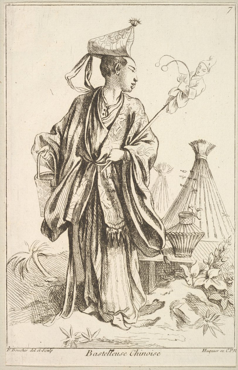 Kinesisk artist, 1738-45. av François Boucher