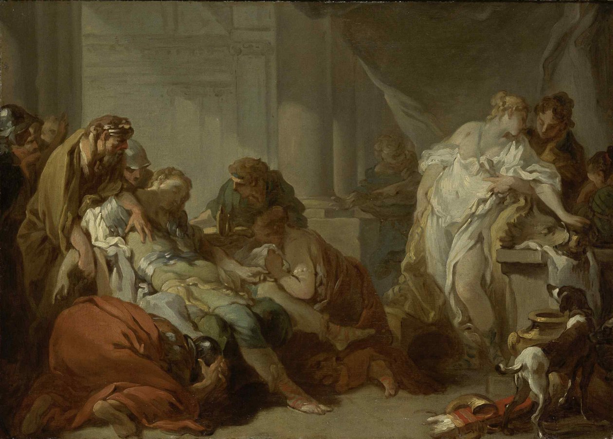 Meleagers död, 1727. av François Boucher