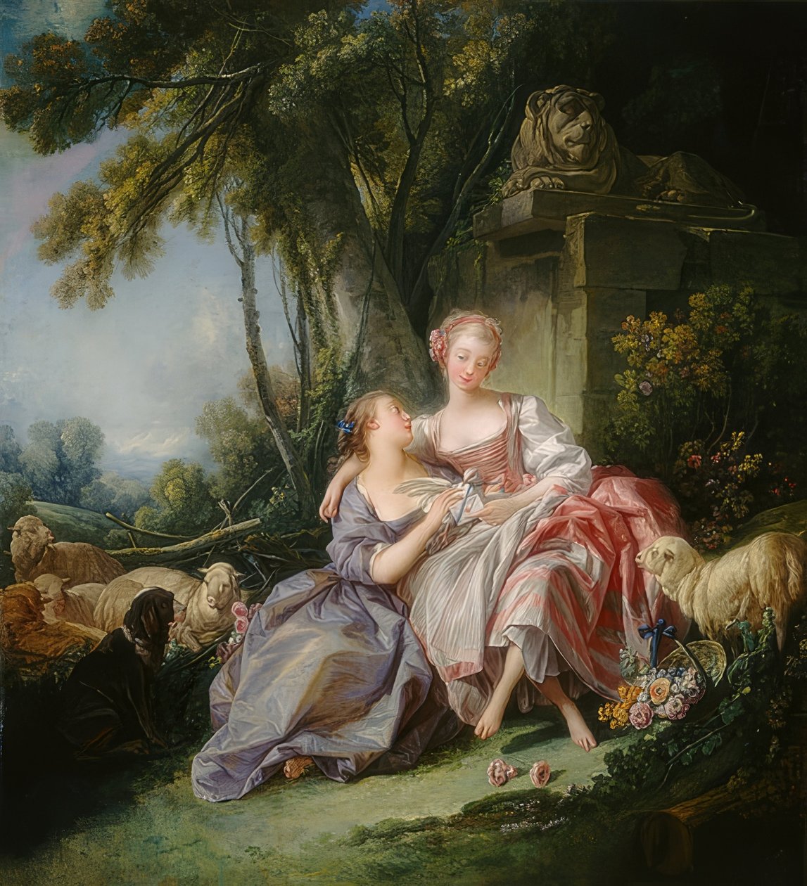 Kärleksbrevet. 1750 av François Boucher