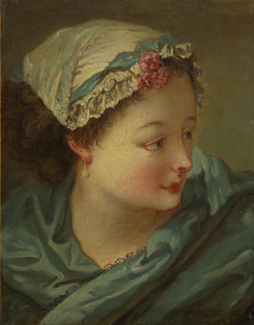Chef för en ung kvinna av François Boucher