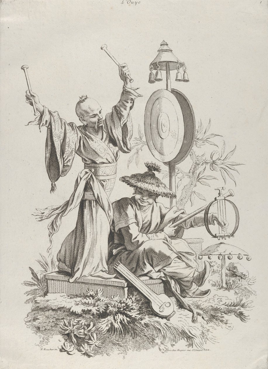 Utfrågning, 1720-70. av François Boucher