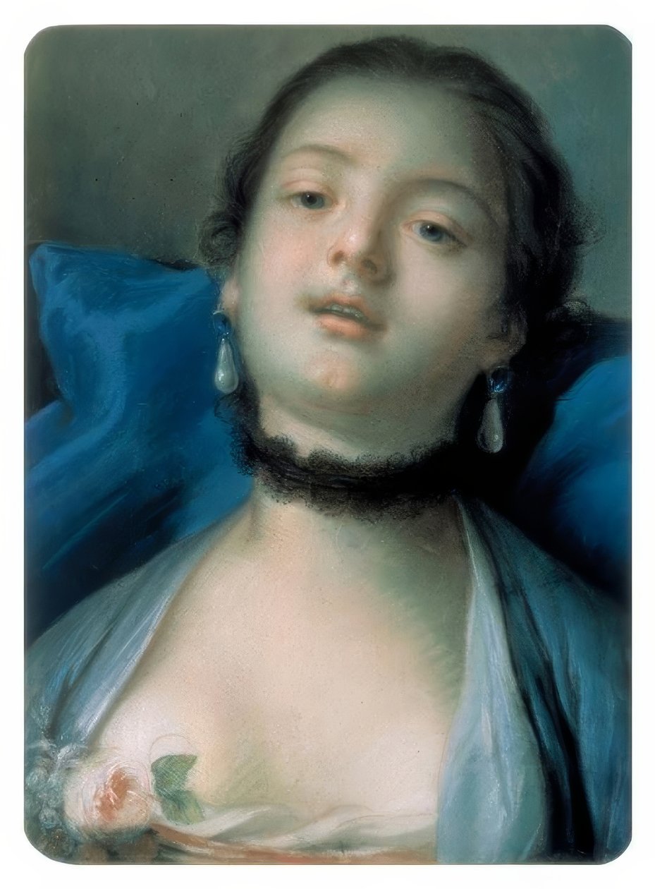 Ung kvinna av François Boucher