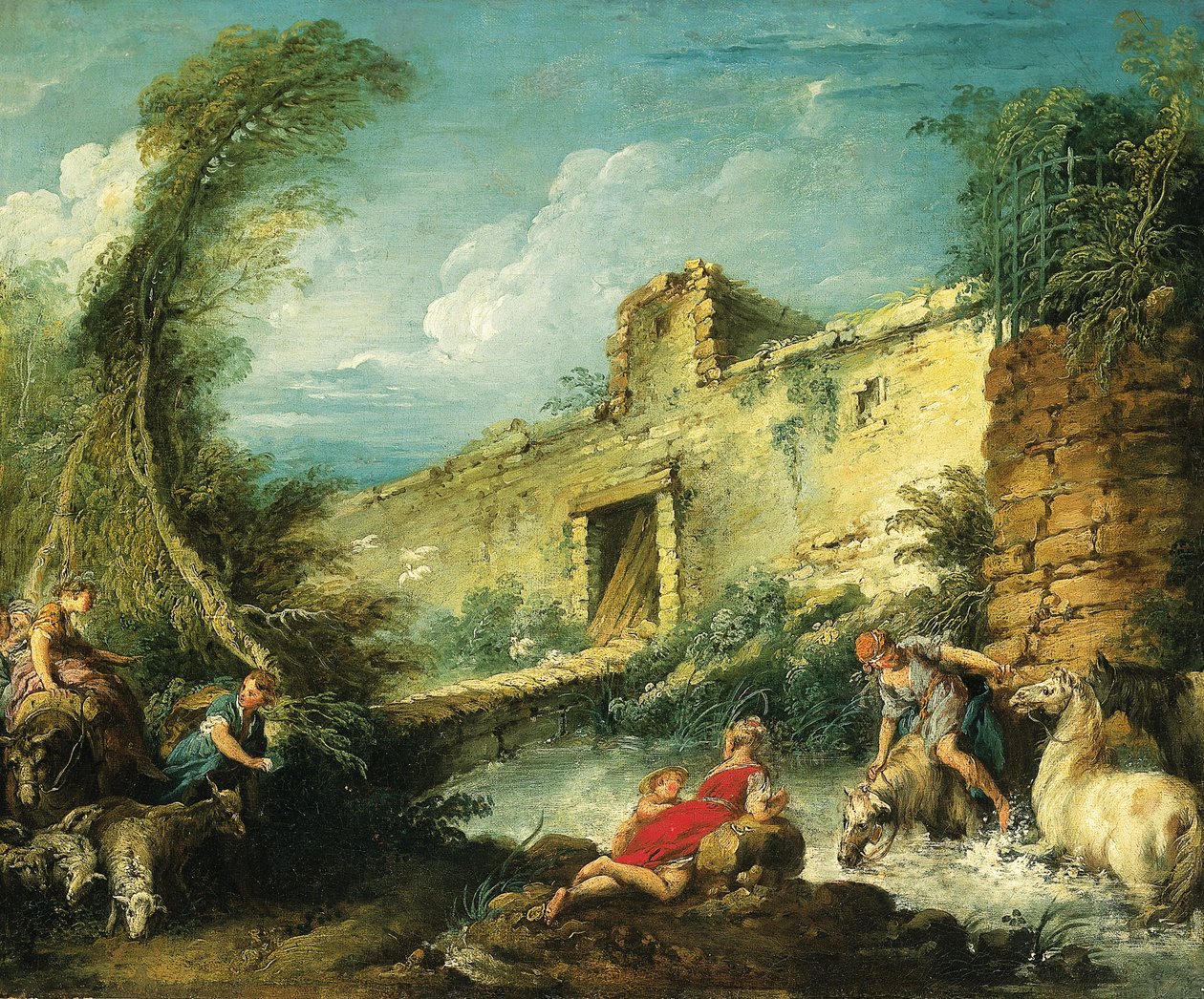 Passage du Gue av François Boucher