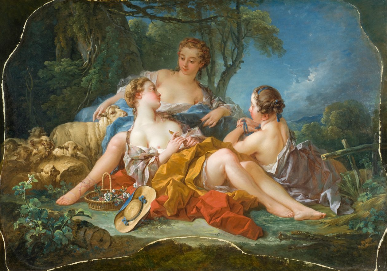 Pastoralförtroendena, c.1745 av François Boucher
