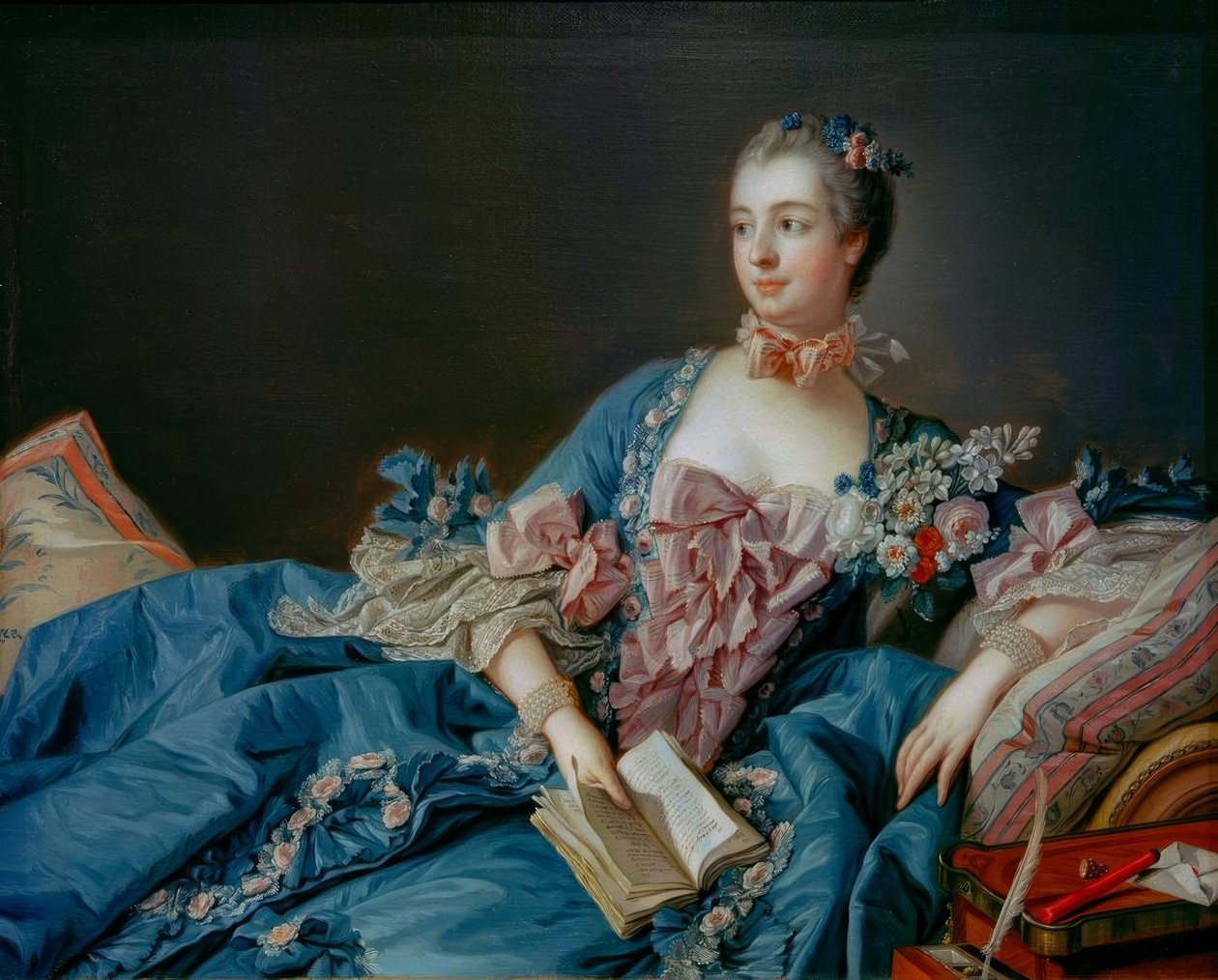 Madame de Pompadour av François Boucher