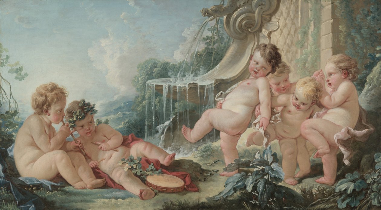 Musik och dans, 1740-talet av François Boucher