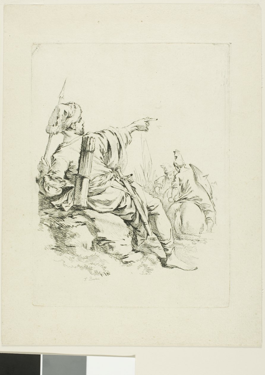 Orientalisk krigare av François Boucher