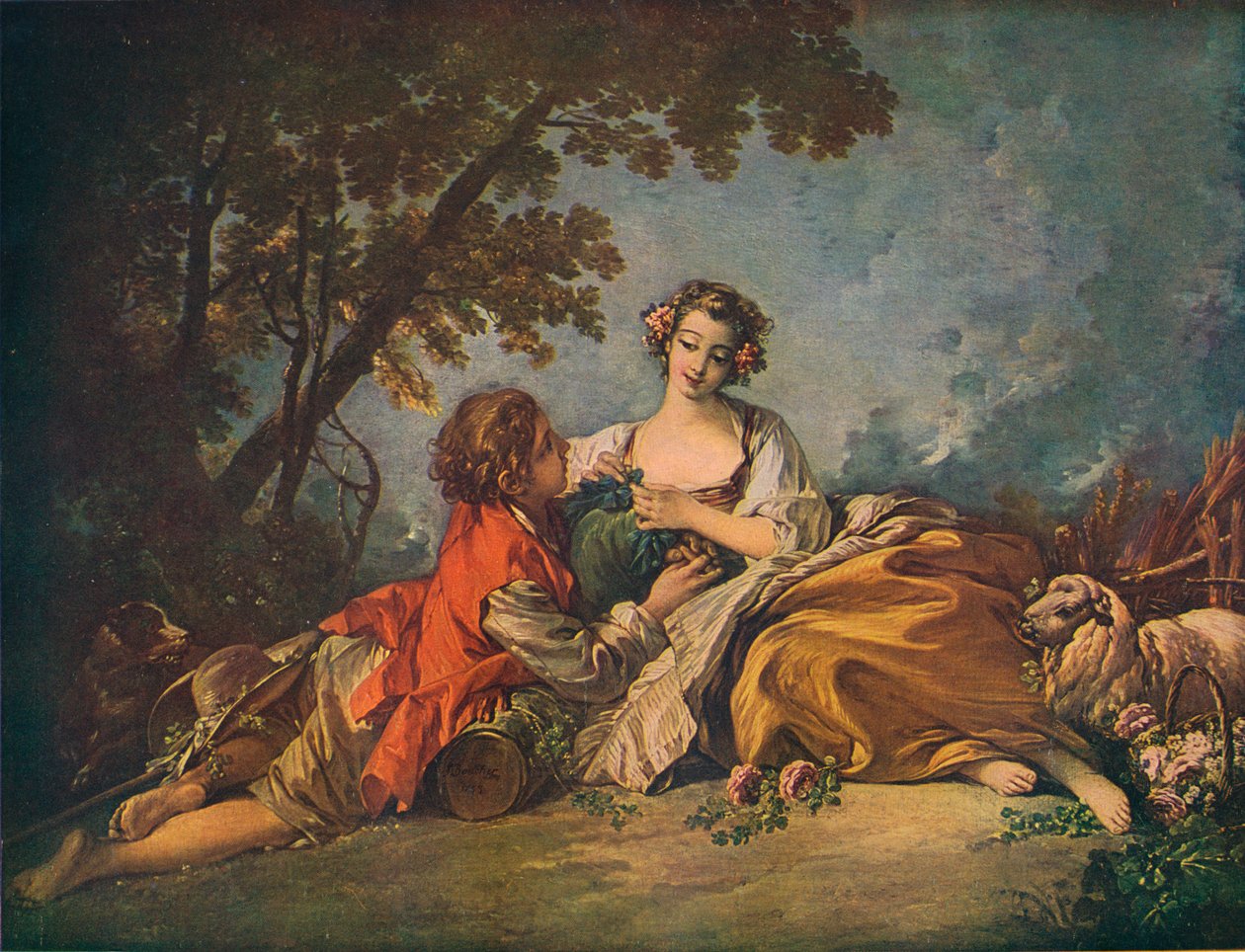 Pastoralt ämne, 1700-talet av François Boucher