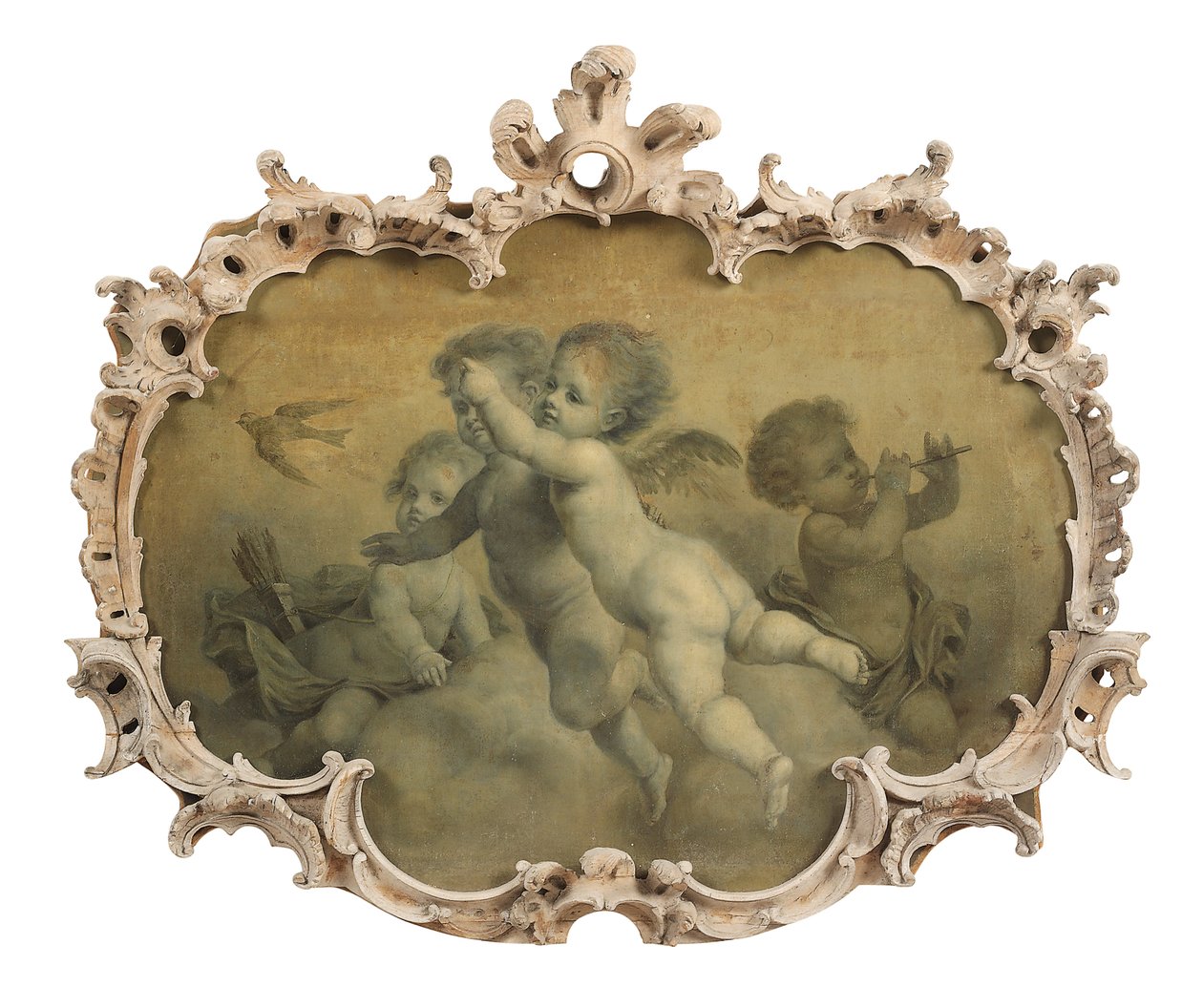 Putti disporterande av François Boucher