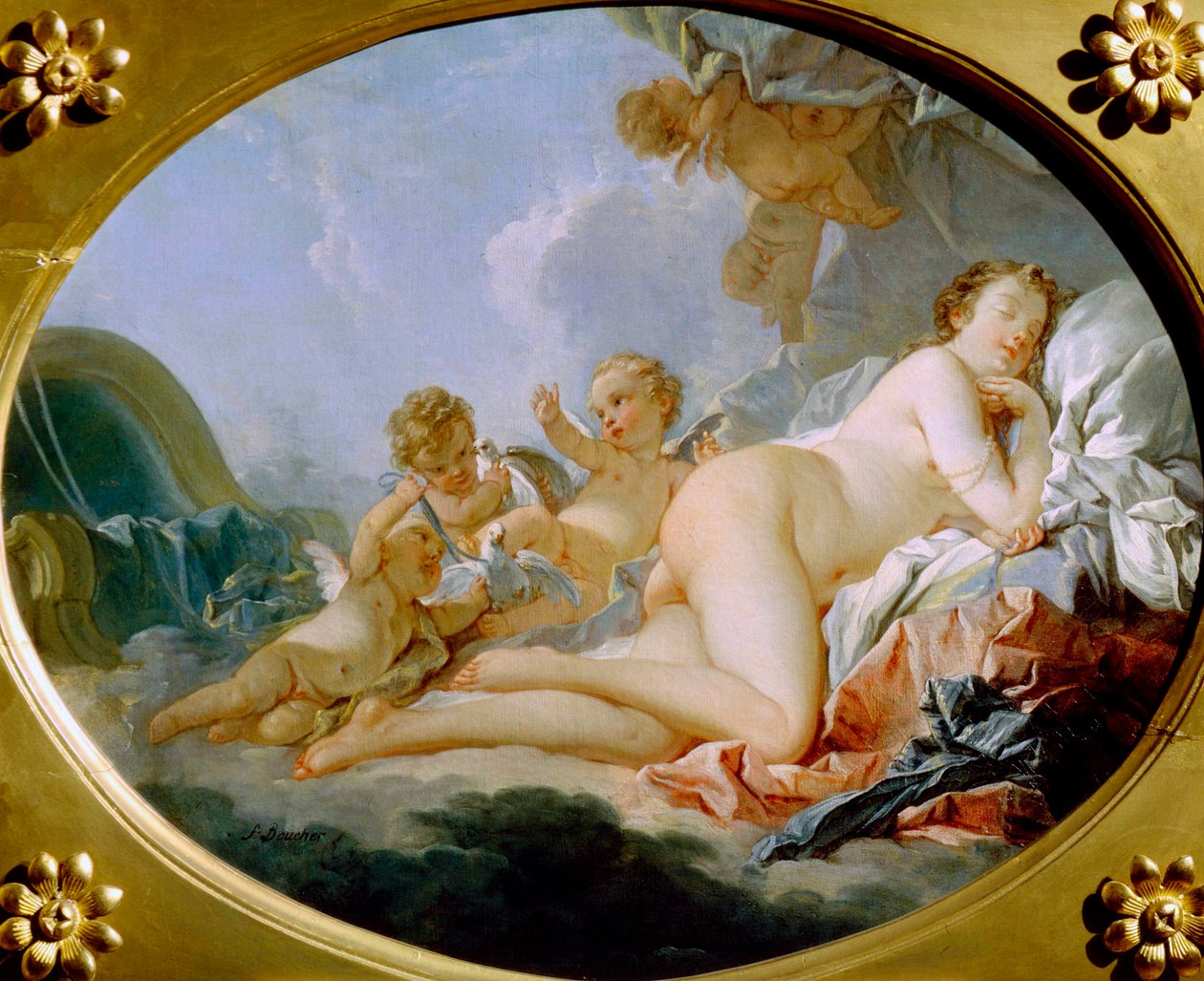 Sovande Venus, 1700-talet. av François Boucher