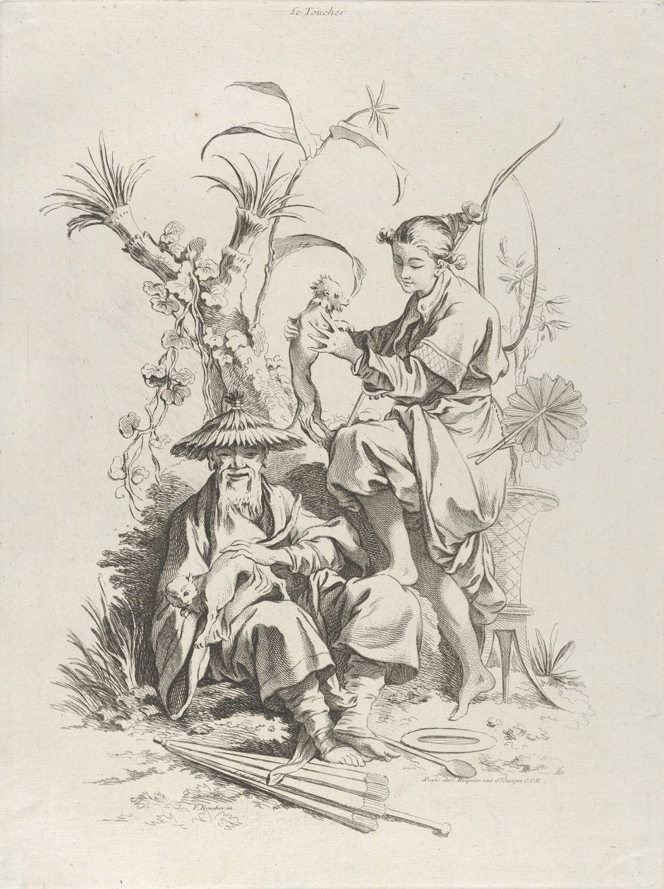 Touch, 1720-70. av François Boucher
