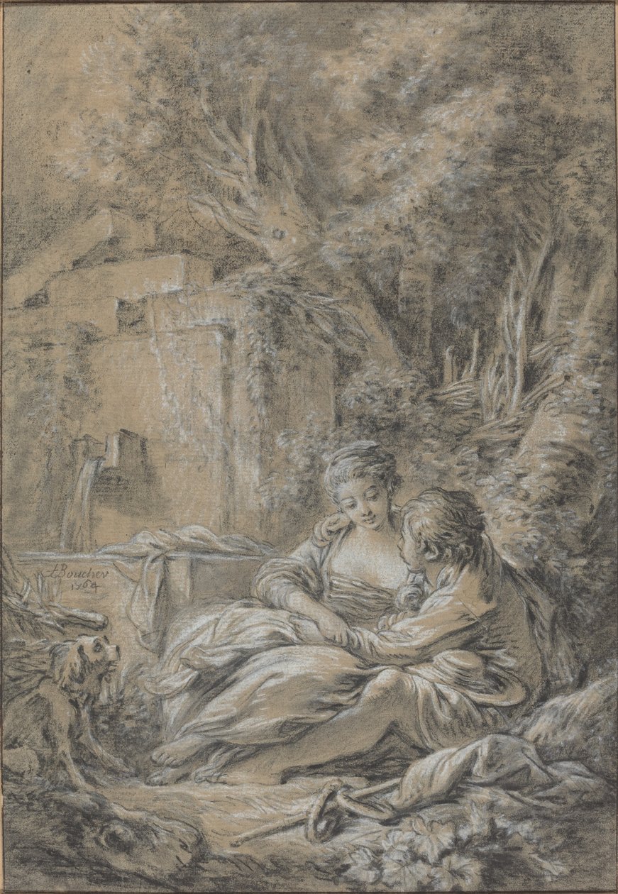 Ansikte mot ansikte av François Boucher