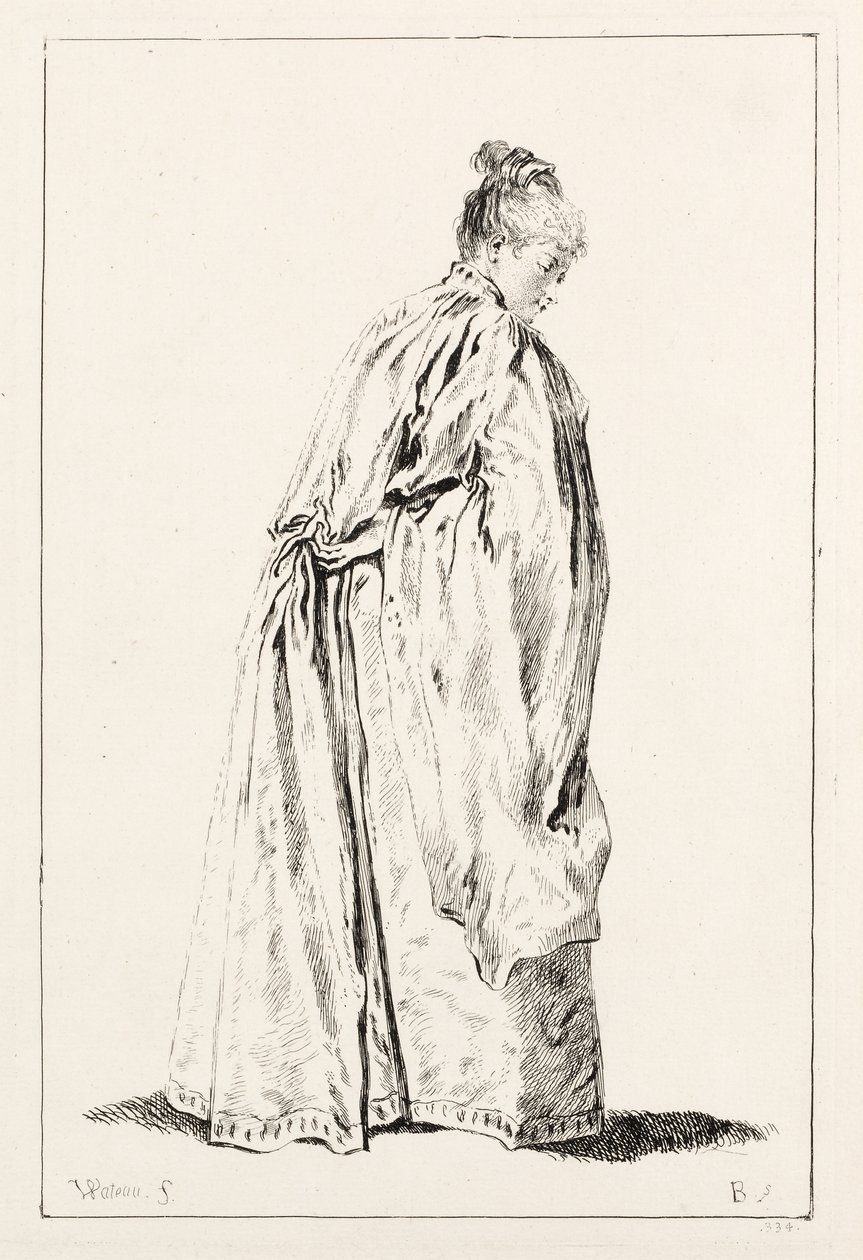 Kvinna Stående av François Boucher