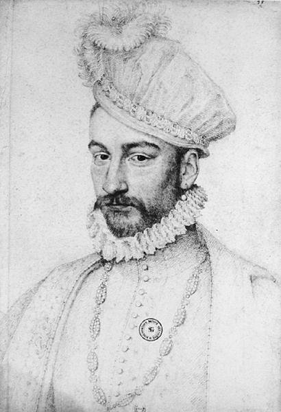 Karl IX (1550-74) av François Clouet