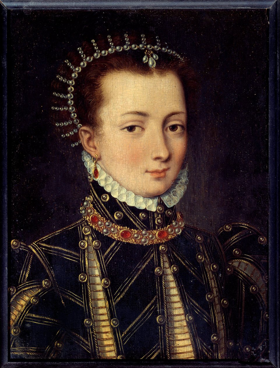 Porträtt av Anne de Boleyn av François Clouet