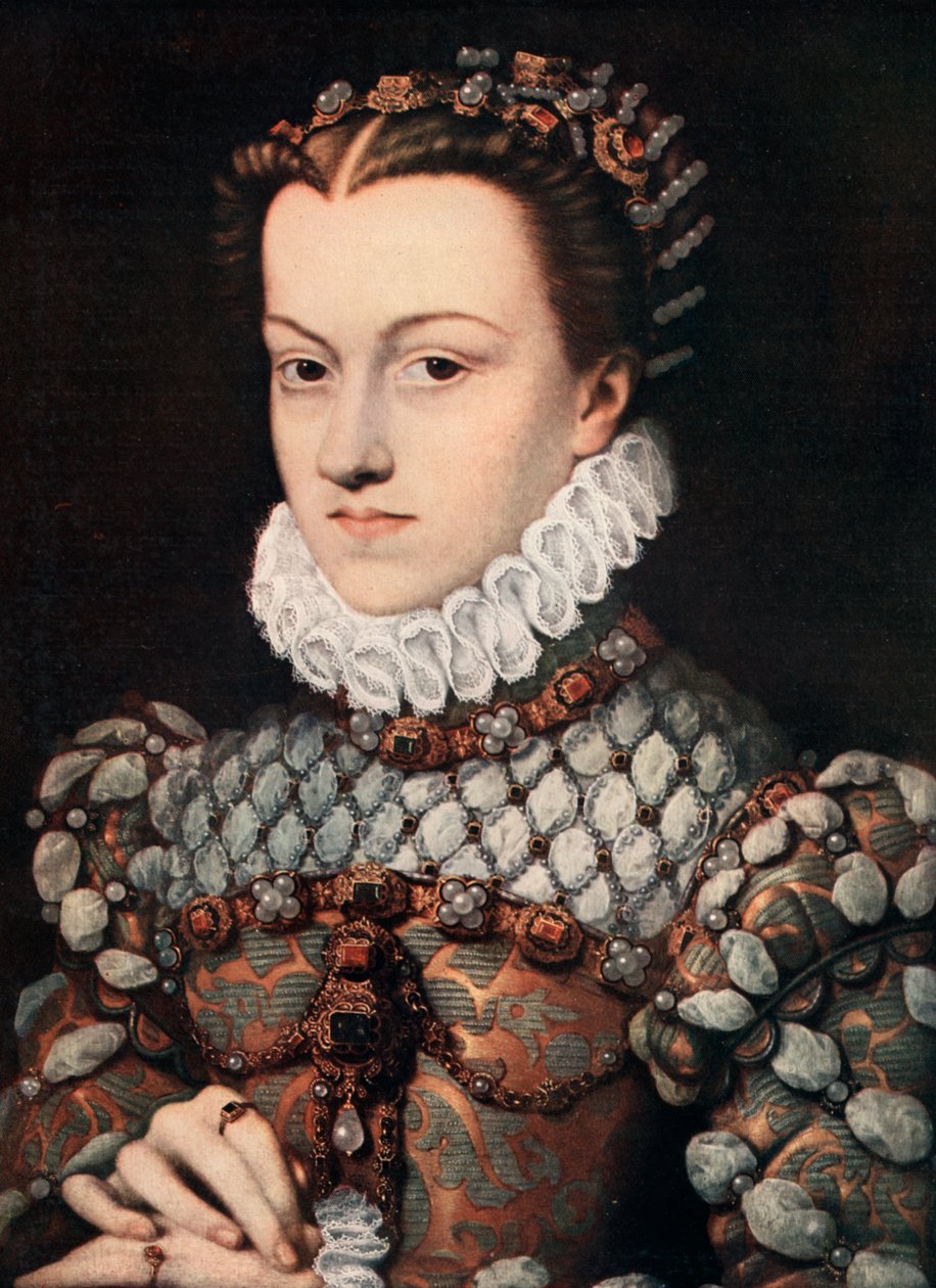 Prinsessan Elizabeth av Österrike, c1571 1910. av François Clouet