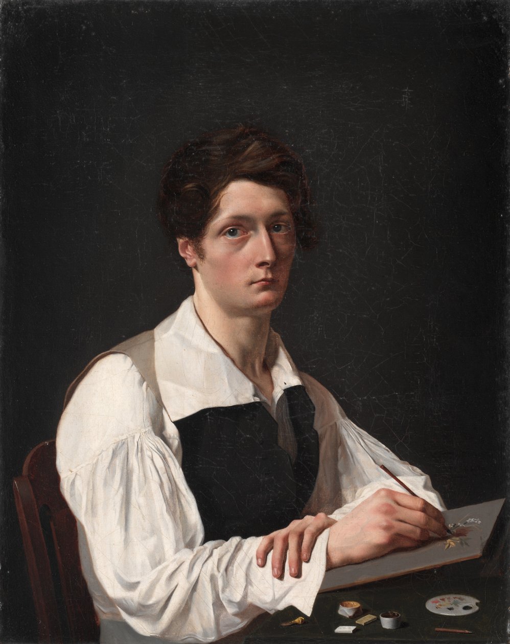 Självporträtt, 1824. av François LePage