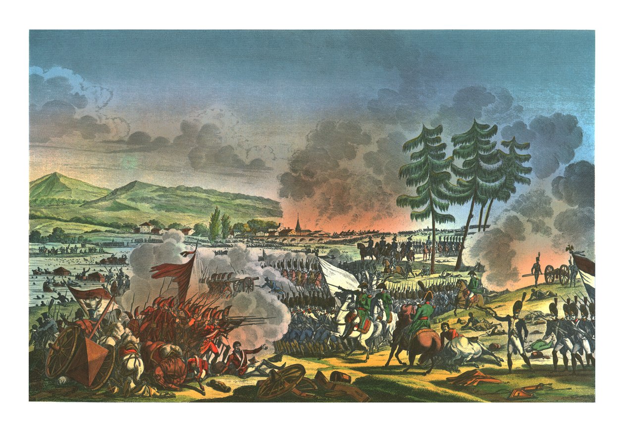 Slaget vid Friedland, 14 juni 1807, c1850 av François Pigeot