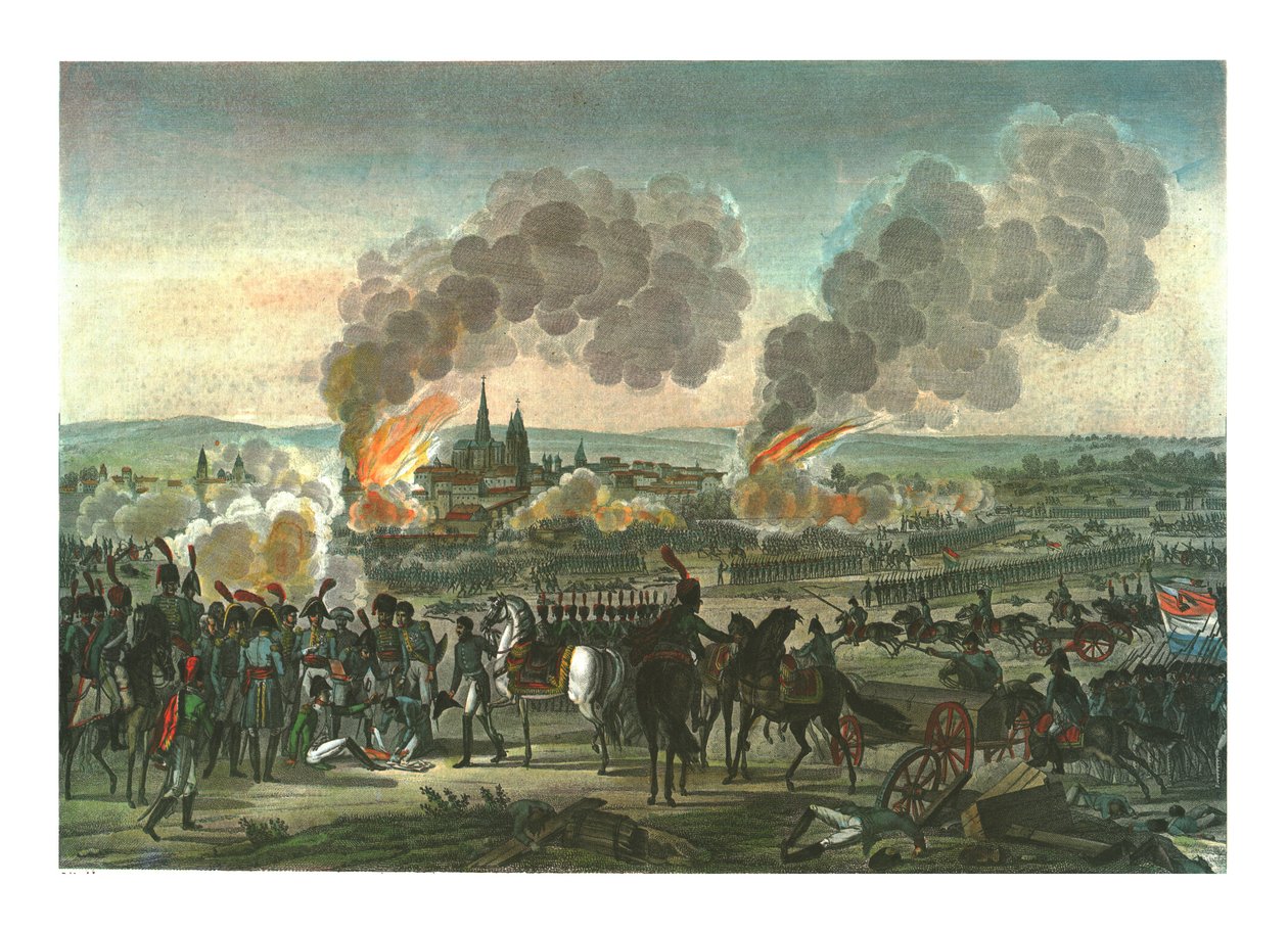 Erövringen av Ratisbon, 23 april 1809, c1850 av François Pigeot
