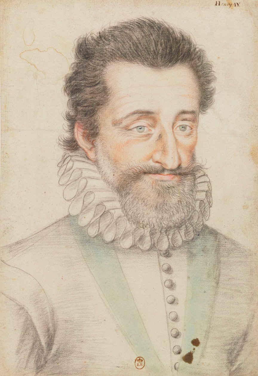 Ritat porträtt av kung Henry IV av François Quesnel