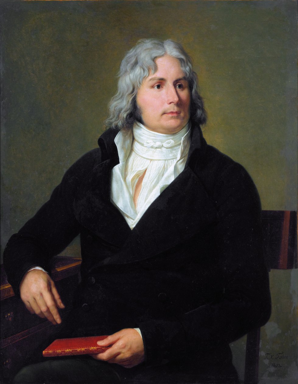 Porträtt av Louis-François Bertin av Francois Xavier Fabre