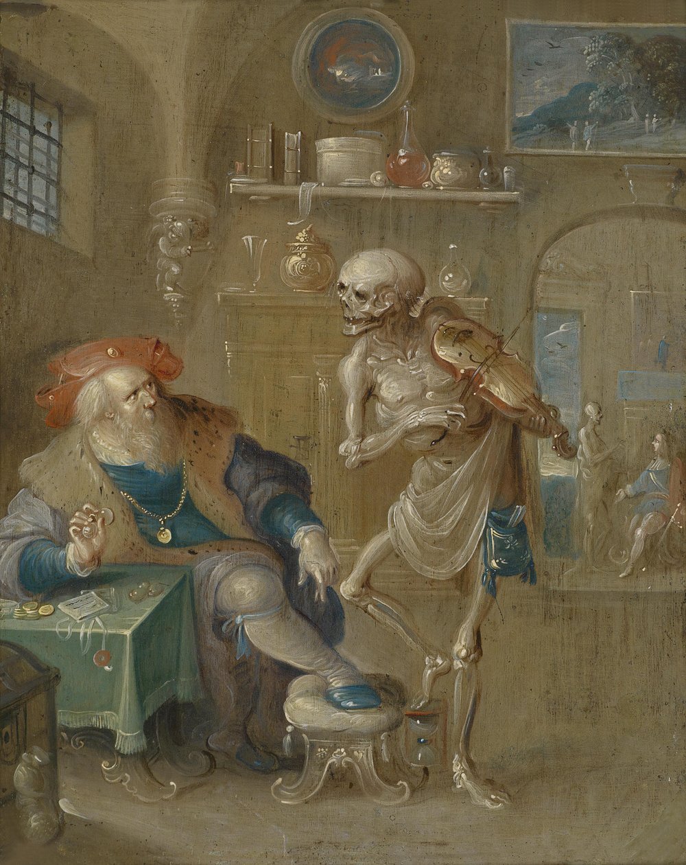 Der geigende Tod av Frans II Francken the Younger