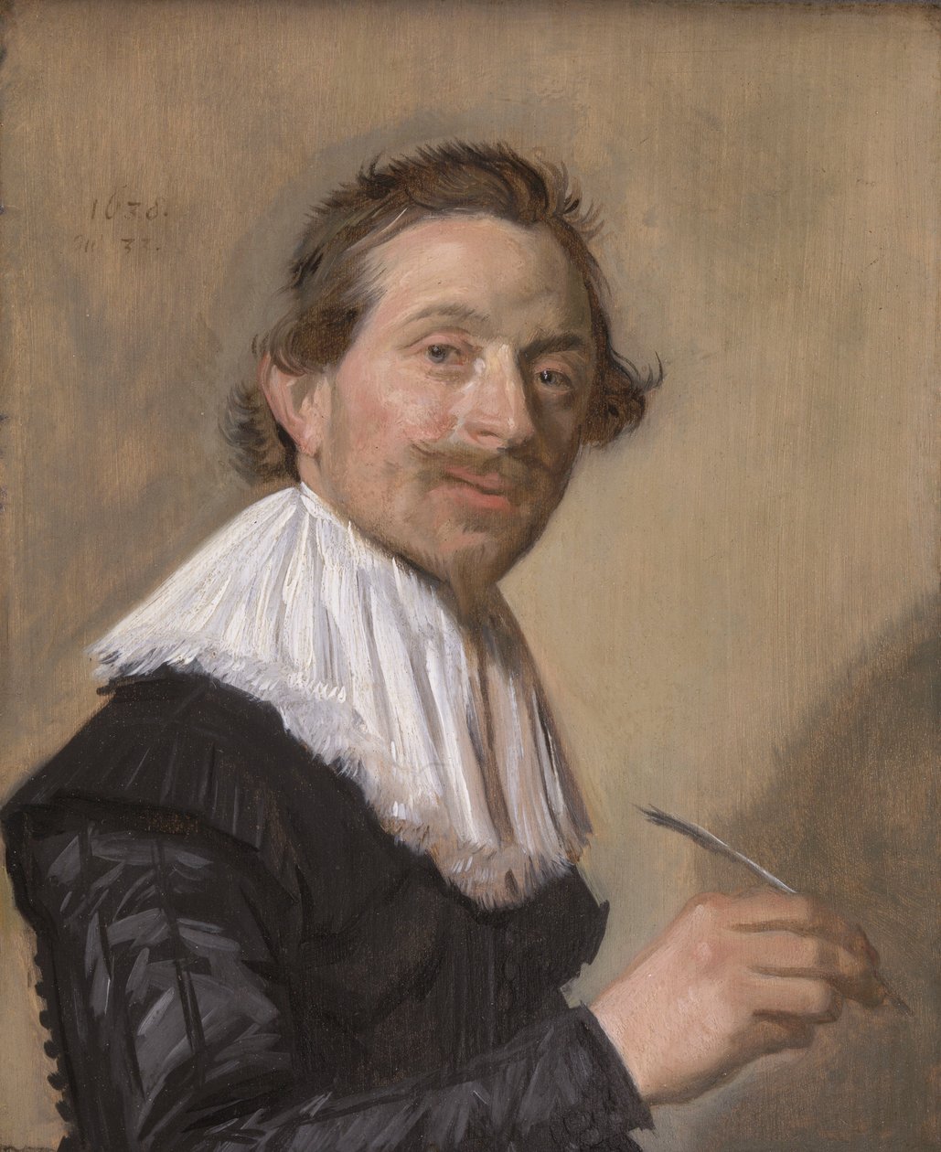 Porträtt av Jean de la Chamber av Frans Hals