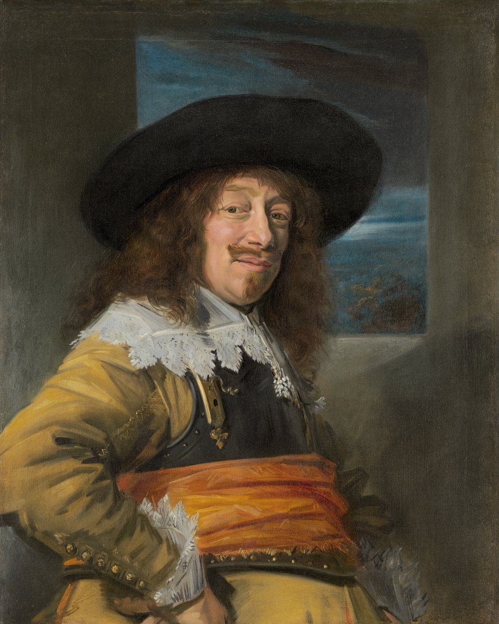 Portrait of a Member of the Haarlem Civic Guard av Frans Hals