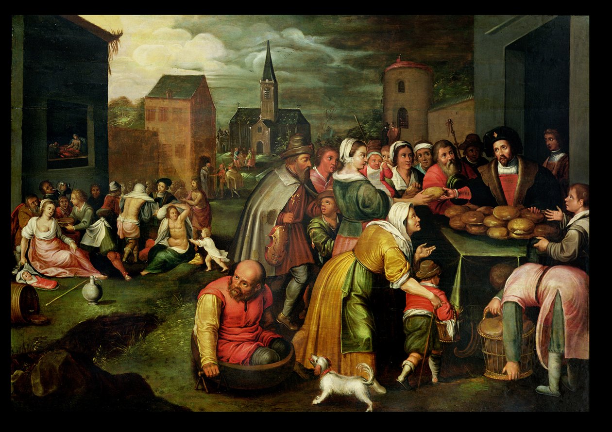 De sju barmhärtighetshandlingarna av Frans II Francken the Younger