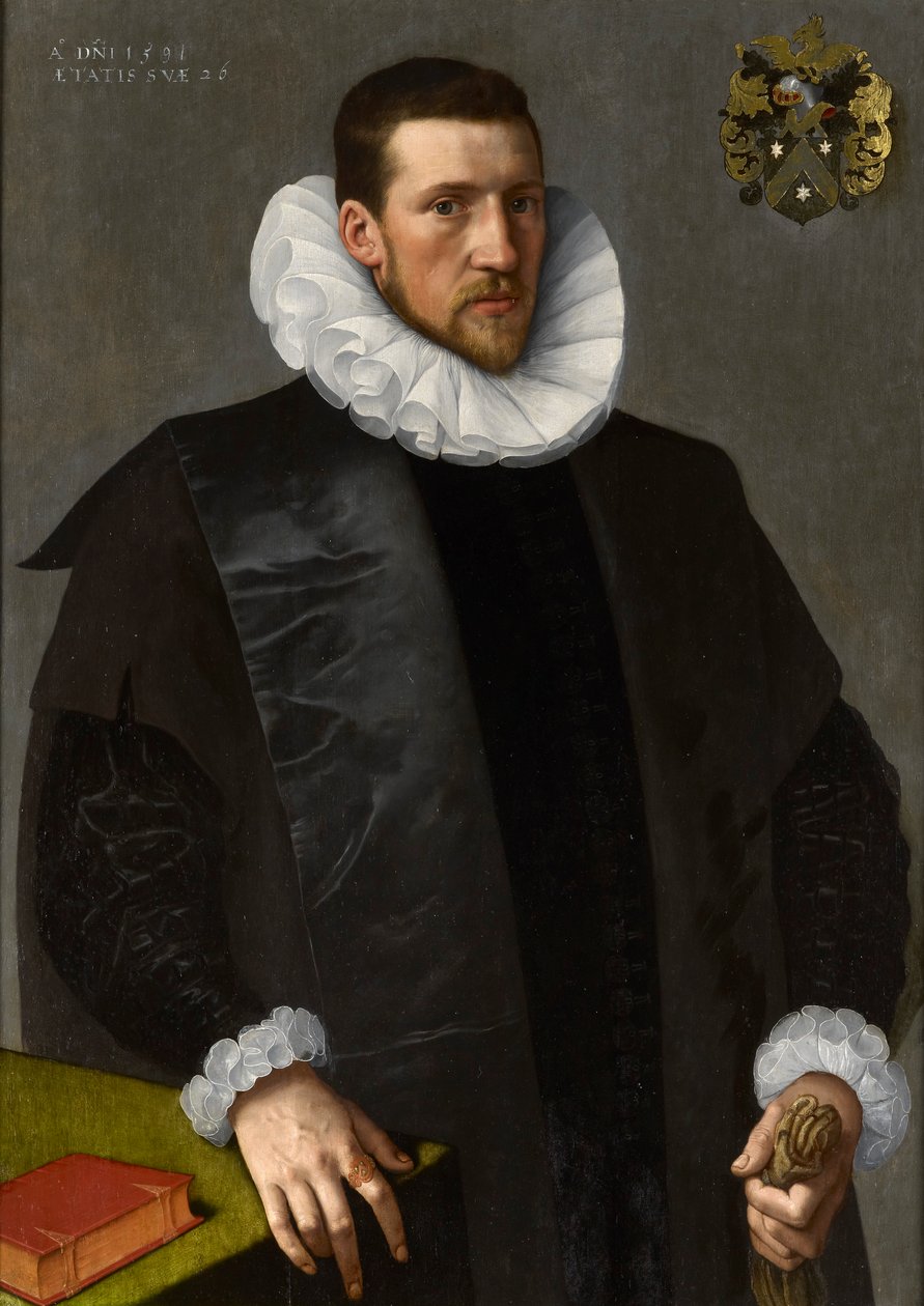 Portrait of Willem van Vyve av Frans Pourbus the Younger  