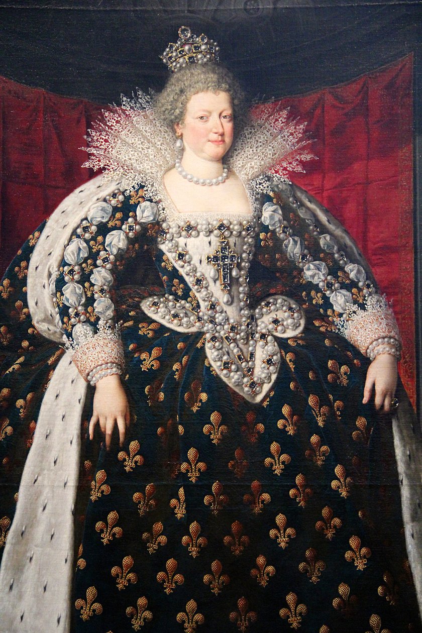 Marie de Médicis av Frans Pourbus the Younger