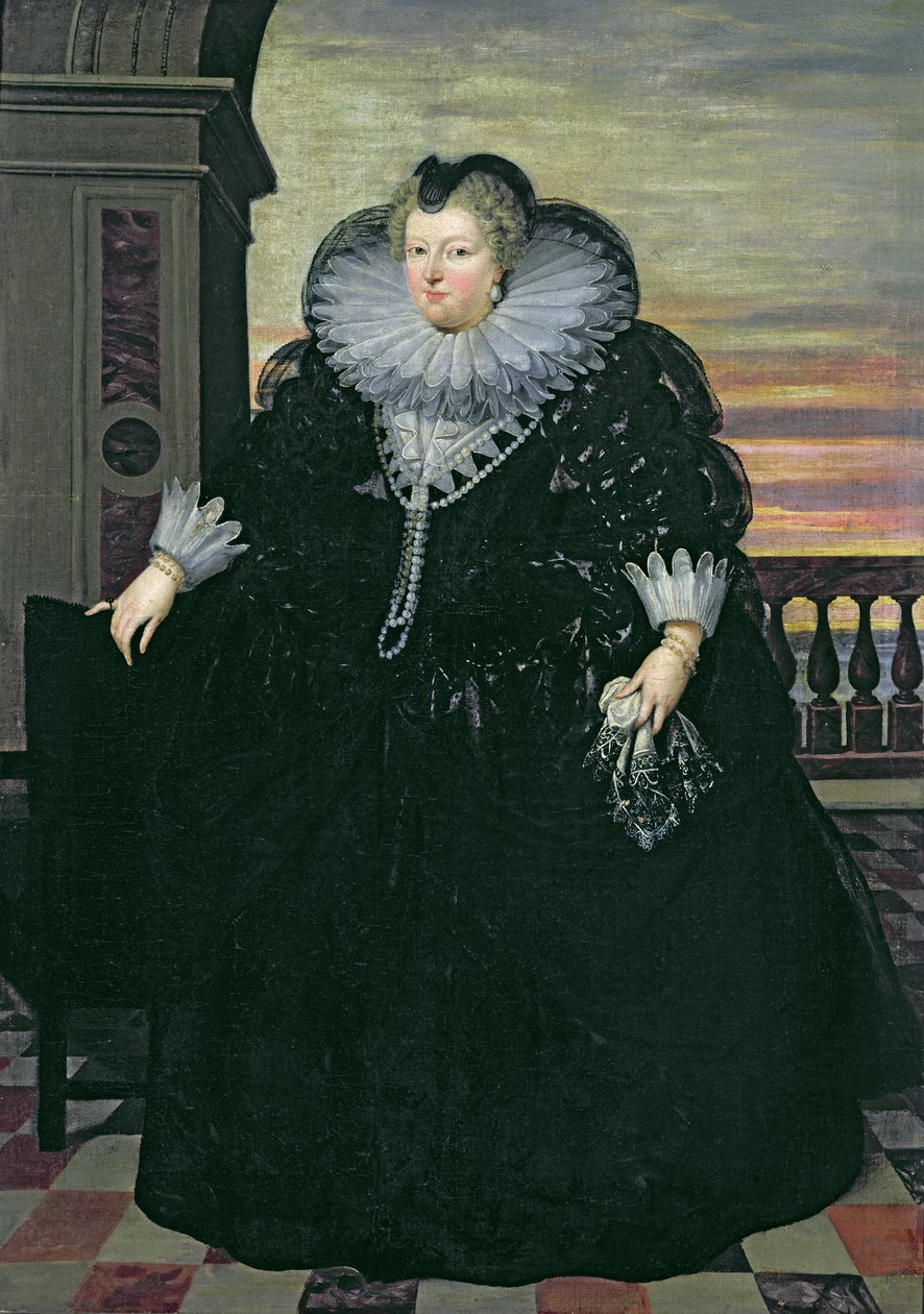 Marie de Medici (1573-1642) drottning av Frankrike, 1617 av Frans Pourbus the Younger