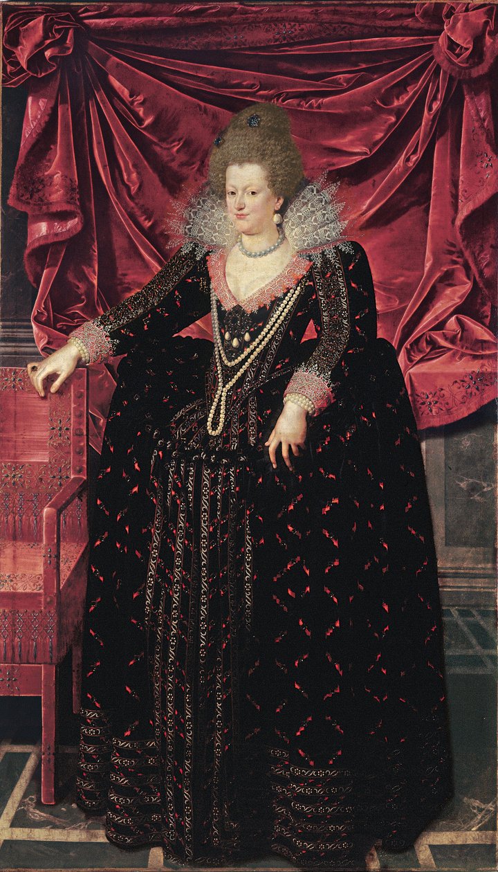 Porträtt av Maria de ’Medici av Frans Pourbus the Younger