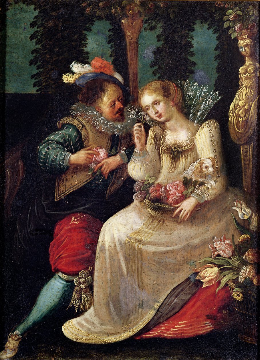 De fem sinnena: Lukt av Frans Pourbus the Younger