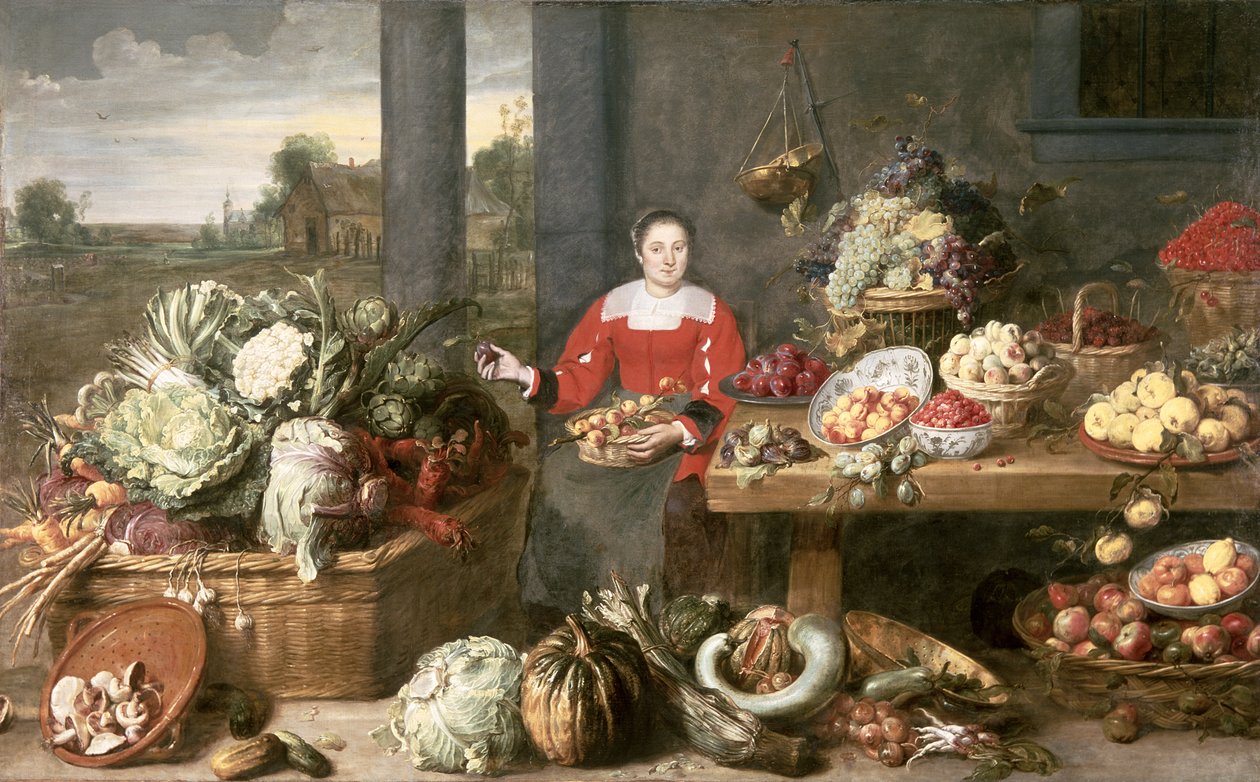 Ett fruktstånd av Frans Snyders or Snijders